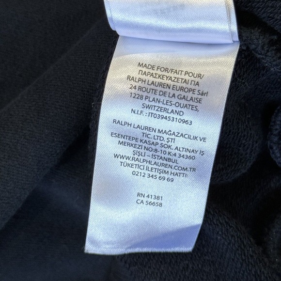 Lauren Ralph Blue Embossed Sweatshirt Top Size Small - Picture 8 of 13